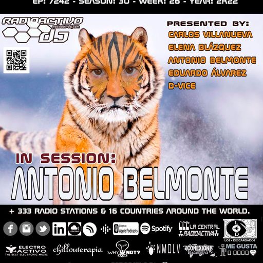 RADIOACTIVO DJ 26-2022 BY CARLOS VILLANUEVA, ELENA BLÁZQUEZ, ANTONIO BELMONTE, E. ÁLVAREZ & D-VICE