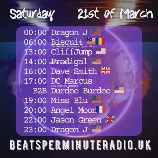 Biscuit-Saturday Pajama Show- Live on Beats Per Minute Radio 21.3.2026