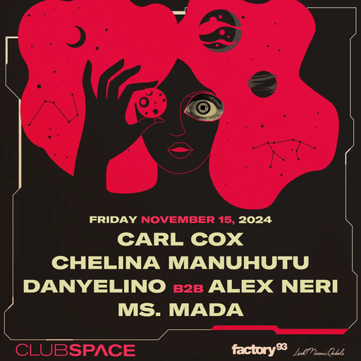 Carl Cox at "Factory93 x LinkMiamiRebels" @ Club Space (Miami-USA) - 15 November 2024