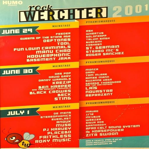 Laurent Garnier LIVE at Rock Werchter (Werchter-Belgium) - 30 June 2001