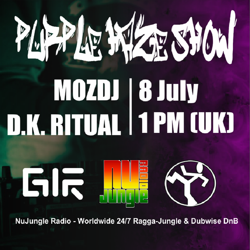 Purple Haze Show - D.K. Ritual Guest Mix @ NuJungle.Com (08.07.2016)