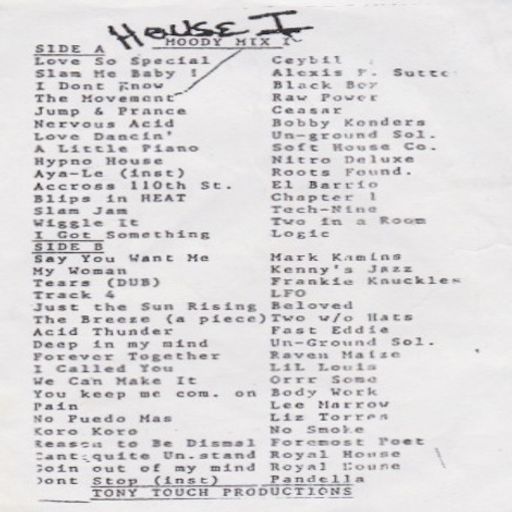 Tony Touch - House #1 (1991)