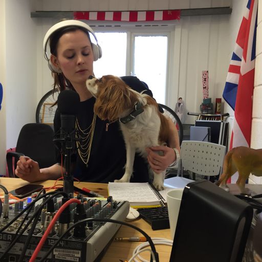 Charlotte de Carle with Gizmo