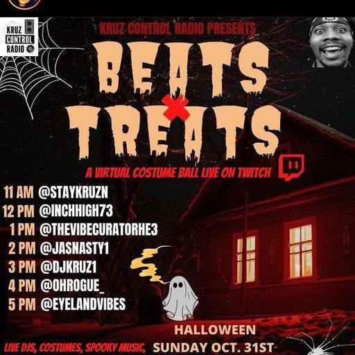 Beats 4 Treats raid train hosted by Kruz Control Radio Halloween Special Edition 31st Oct