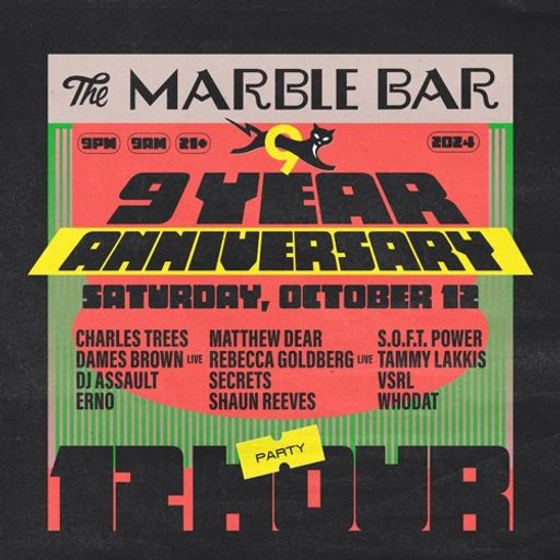 DJ Assault at "9 Year Anniversary" @ The Marble Bar (Detroit - USA) - 12 October 2024