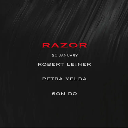 Robert Leiner at "Razor" @ TBA (Gothenburg-Sweden) - 25 January 2025