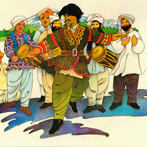 WORLD MUZIK KARTU SU STAVARIS. AFGANISTANO MUZIKOS AFIŠA