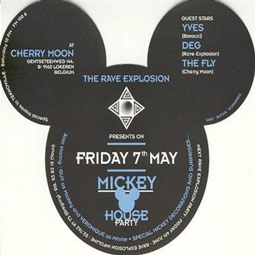 Yves De Ruyter & Fly at "Mickey House Party" @ Cherry Moon (Lokeren-Belgium) - 7 May 1993