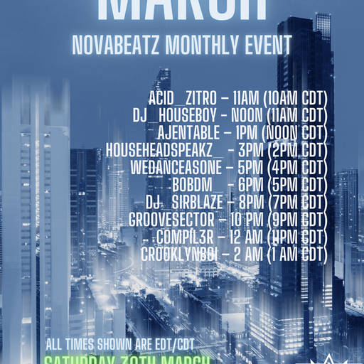 NovaBeatz March Monthly Event Mix
