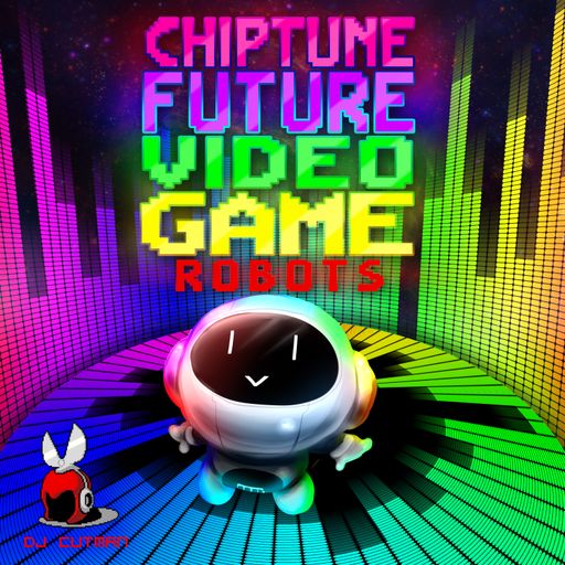 Chiptune Future Video Game Robots