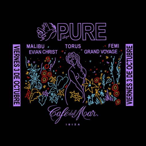 PURE at Café Del Mar w/ Torus - 5th October 2025