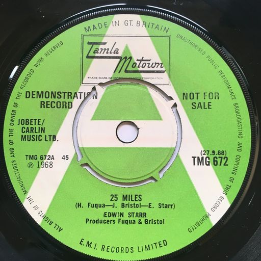 NORTHERN SOUL – TAMLA MOTOWN 600 SERIES DANCERS 1967 – 1969