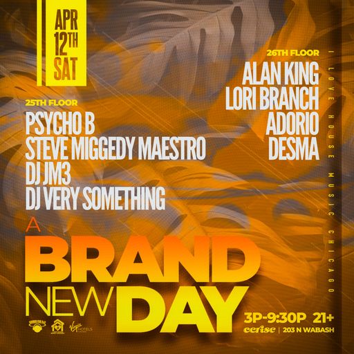 An Evening at Cerise Rooftop - Brand New Day Party - 12 Apr 2025