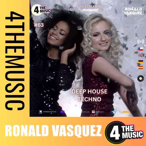 Ronald Vasquez on 4TheMusic - Show #63 - DEEP HOUSE - TECHNO