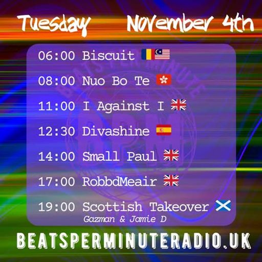BPM Radio, Tuesday Choons, vol 47. 04/11/25