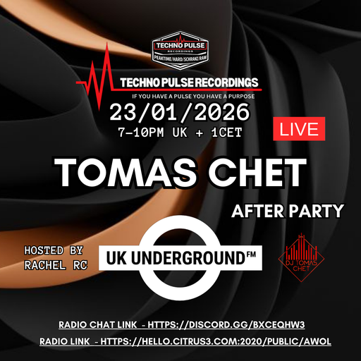 DJ Tomas Chet - Exclusive radio mix UK Underground show LIVE After Party 2026.01.23