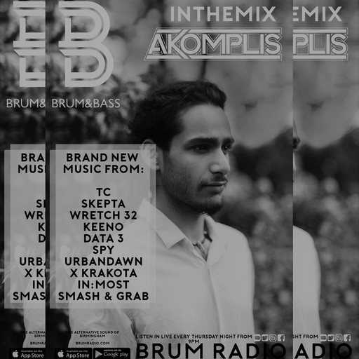 AKOMPLIS #InTheMix & NUVAMAN's Jungle Rinse // Brum & Bass show with Danny de Reybekill (09/11/2017)