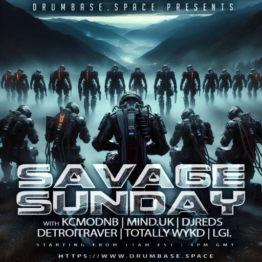 Mind (UK) - Drumbase.space - LIVE Savage Sunday - The Last Rites