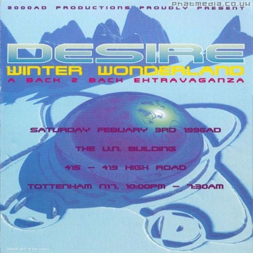 Dr S Gachet B2B Kenny Ken w/ Stevie Hyper D & Flux - Desire 'Winter Wonderland' - Club UN - 3.2.96