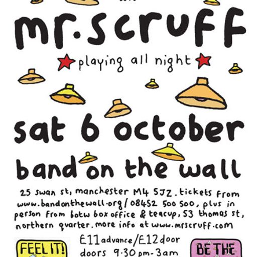 Mr Scruff live DJ mix from Keep It Unreal, Band On The Wall, Saturday October 6th 2012