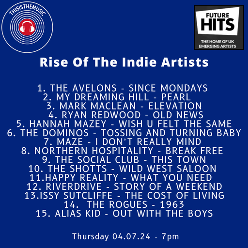 Rise of the Indie Artists 04.07.2023