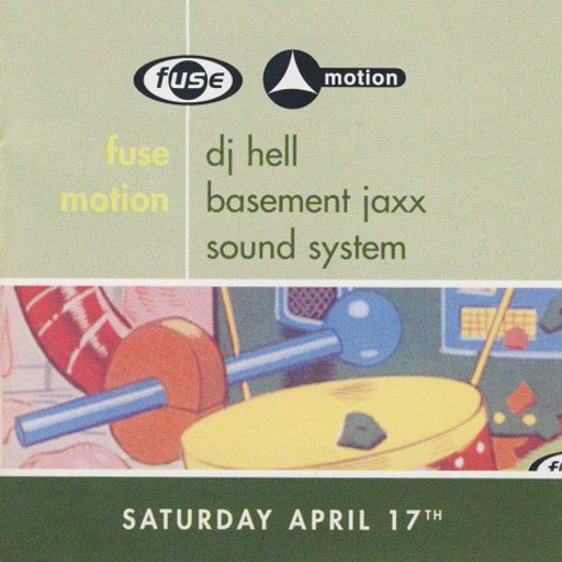 Basement Jaxx LIVE at "Motion Room" @ Fuse (Brussels - Belgium) - 17 April 1999
