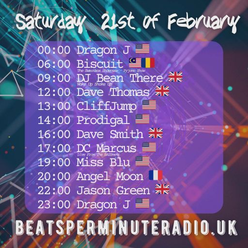 Biscuit-Saturday Pajama Show- Live on Beats Per Minute Radio 21.2.2026