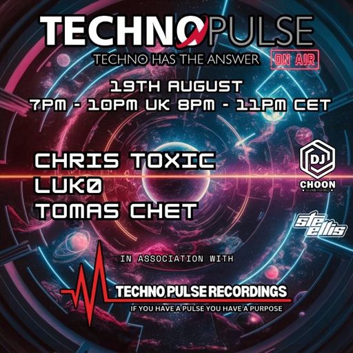 Dj Tomas Chet - Techno Pulse on Awol radio 2024.08.19