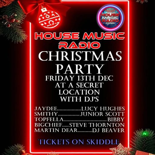 Martin Dear - Live at House Music Radio XMas Party 13-12-24 (Warm Up Set)