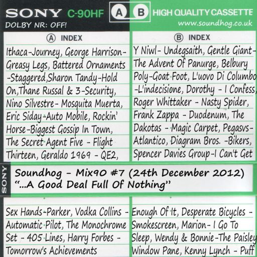 Soundhog - Mix90 #7 (24th December 2012)