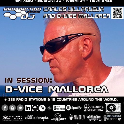RADIOACTIVO DJ 34-2022 BY CARLOS VILLANUEVA AND D-VICE MALLORCA