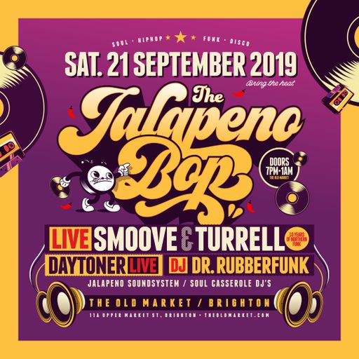 Dr Rubberfunk Promo Mix Jalapeno Bop - The Old Market - Brighton - 21.09.19 - Tickets Available Now!