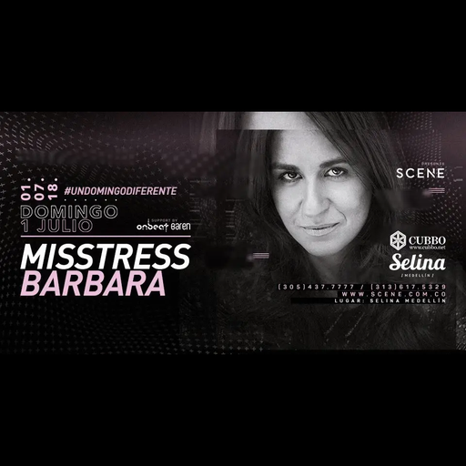 Misstress Barbara at "#UNDOMINGODIFERENTE" @ Selina Club (Medellin-Colombia) - 1 July 2018