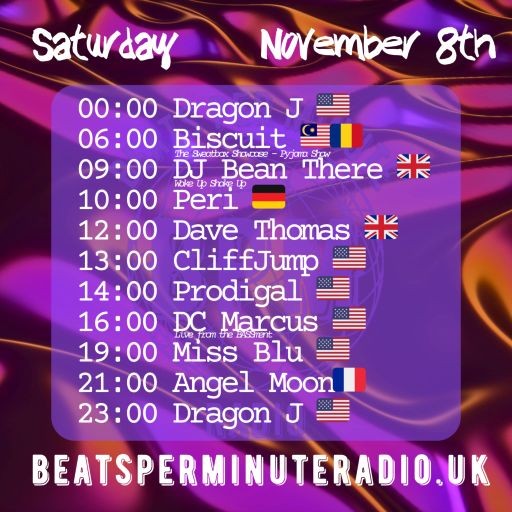 Biscuit-Saturday Pajama Show- Live on Beats Per Minute Radio 8.11.2025