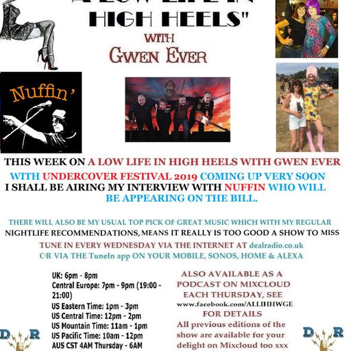 A LOW LIFE IN HIGH HEELS WITH GWEN EVER RADIO SHOW 6TH FEBRUARY 2019 EDITION