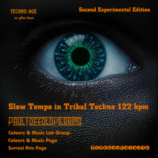 Slow Tempo in Tribal Techno 122 bpm Second Experimental Edition -25-11-2021 - Late Afternoon at Home