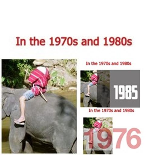 official charts for this week in 1976 and 1985.