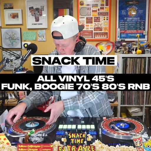 All Vinyl 45's Funk Boogie 70s & 80s RnB - Snack Time - Live Stream Recording 2-5-2026