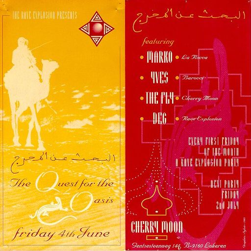 Deg at "The Quest For The Oasis" @ Cherry Moon (Lokeren) - 4 June 1993