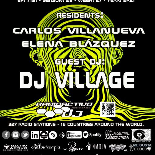 RADIOACTIVO DJ 27-2021 BY CARLOS VILLANUEVA Y ELENA BLÁZQUEZ