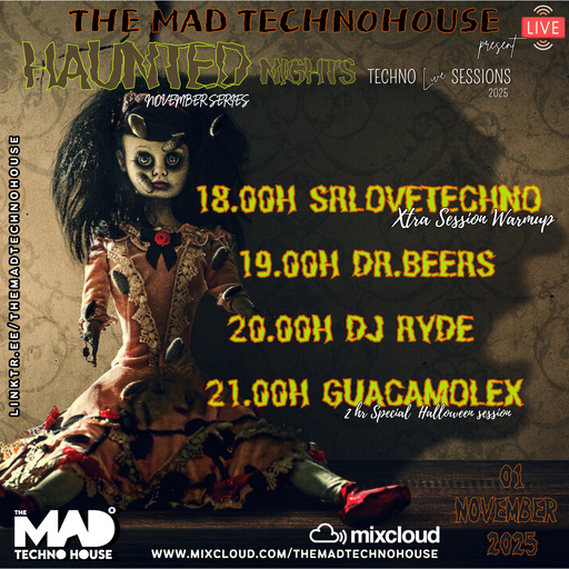 GUACAMOLEX / TMTH HAUNTED NIGHTS TECHNO SESSIONS 01.11.25