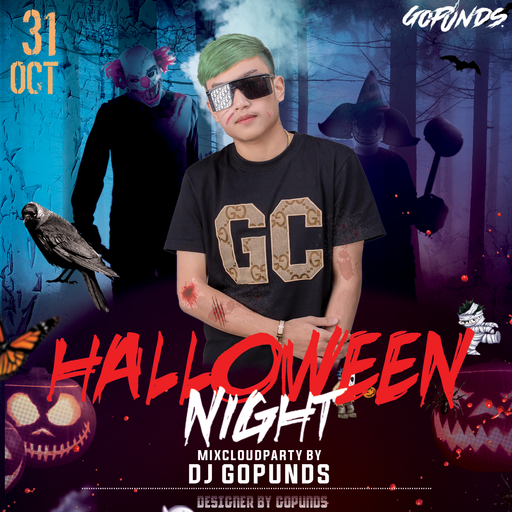 HALLOWEEN NIGHT 2K22 #GOPUNDS #โก๋ปั้น.
