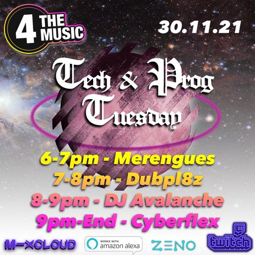 Dubpl8z - 4 The Music Exclusive - Dubpl8z Live on Techno Tuesday 30-11-2021