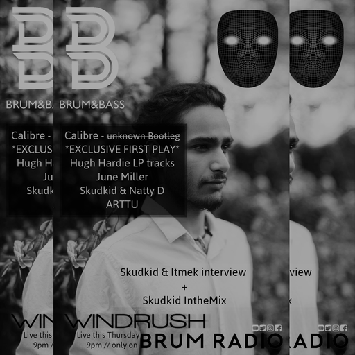 Skudkid & Itmek (Windrush) in conversation with Danny on the Brum & Bass show (04/05/2017)