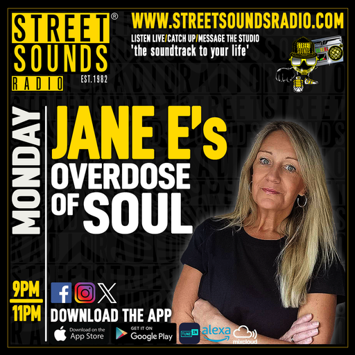 Jane E`s Overdose of Soul on Street Sounds Radio 2100-2300 27/04/2026