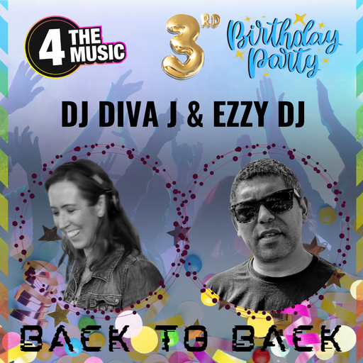 4TM Birthday Special - DJ Diva J & EzzyDJ - Disco House Prime Time