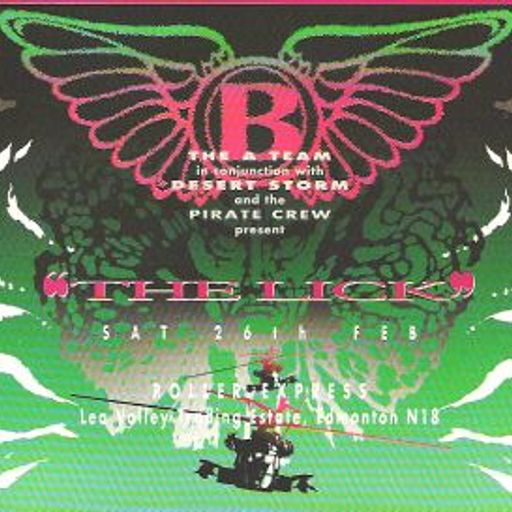 DJ Ron & Grooverider w/ Five-O Moose Navigator - Desert Storm 'The Lick' - Roller Express - 26.2.94