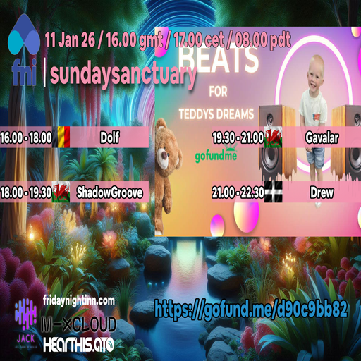 fni presents : Sanctuary BEATS FOR TEDDY'S DREAMS ( 11th Jan. 2026 )
