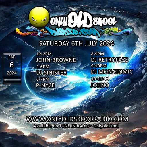 Dj-Sinister - Live on Only Old Skool Radio - 06-07-2024