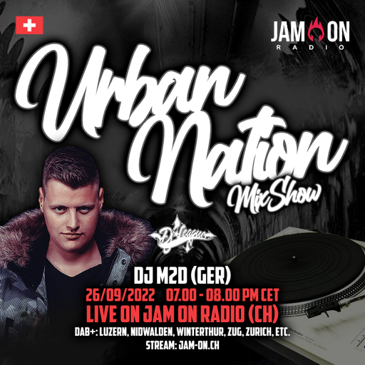Urban Nation Mixshow | 26.09.22 | DJ M2D (GER)